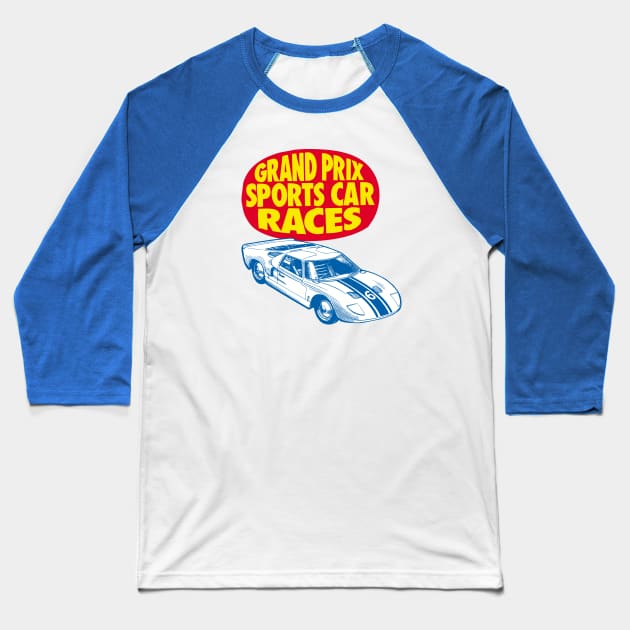 Grand Prix Sports Car Races | Automotive | Automobilies | Matchbox Baseball T-Shirt by japonesvoador